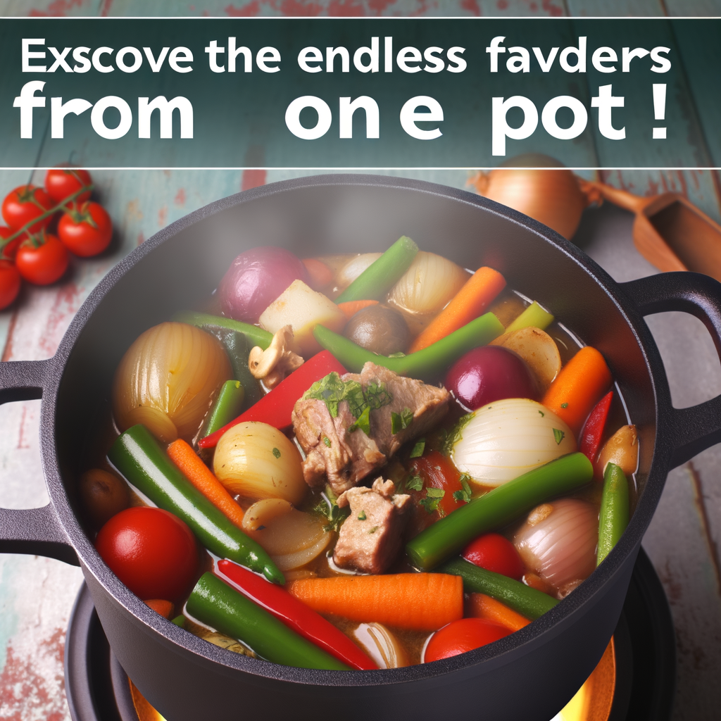 Recettes rapides et faciles : Les merveilles en un seul pot