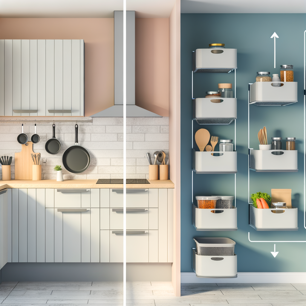 Organisation de cuisine : Solutions de rangement pour une cuisine efficace